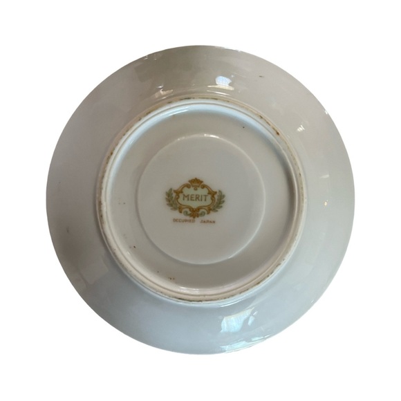 Vintage Set of (2) Merit Fine Bone China Paulux Demitasse - Picture 5 of 7